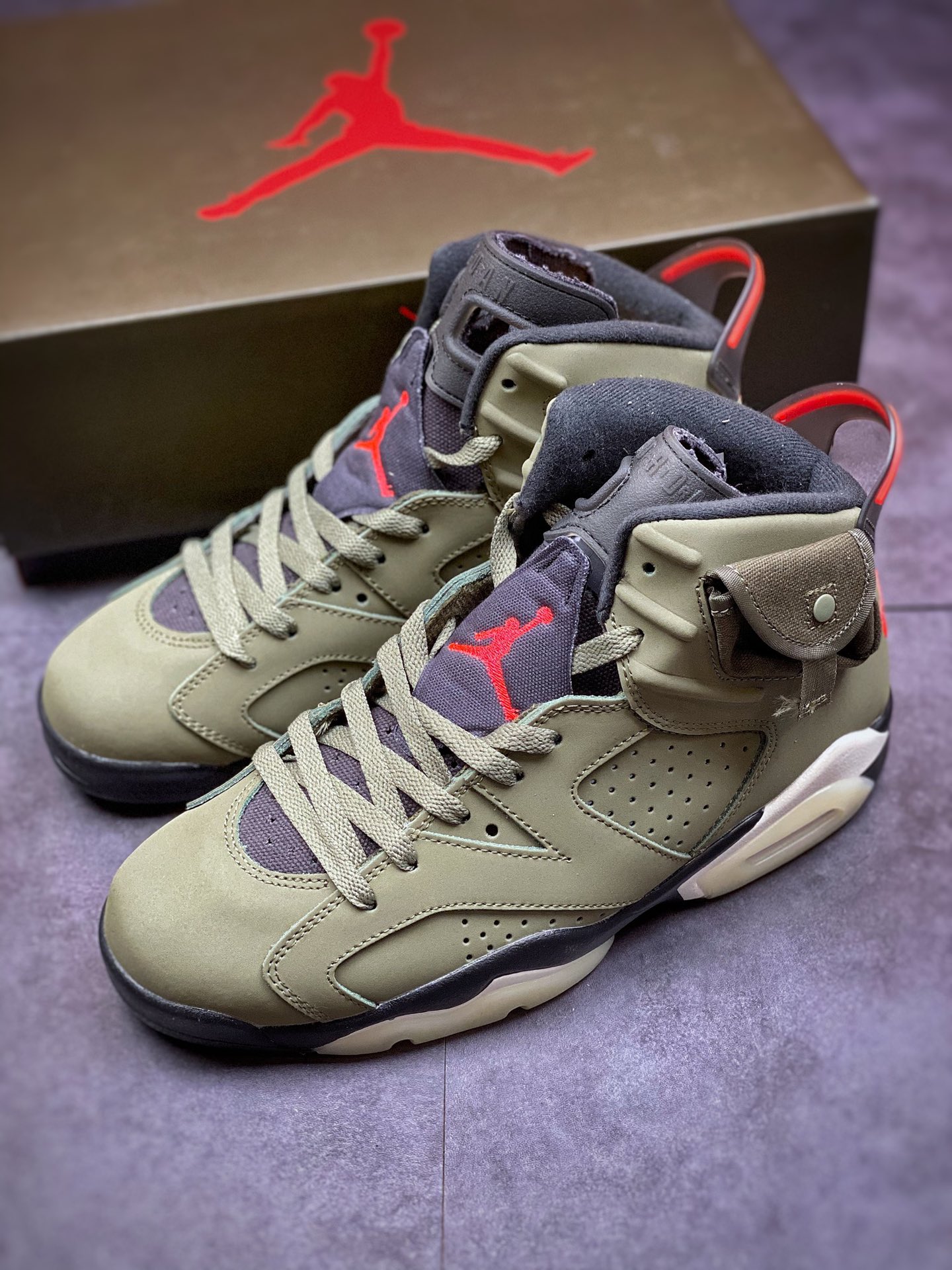 280 Tavis Scott x Air Jordan 6 Retro AJ6 重磅联名CN1084-200