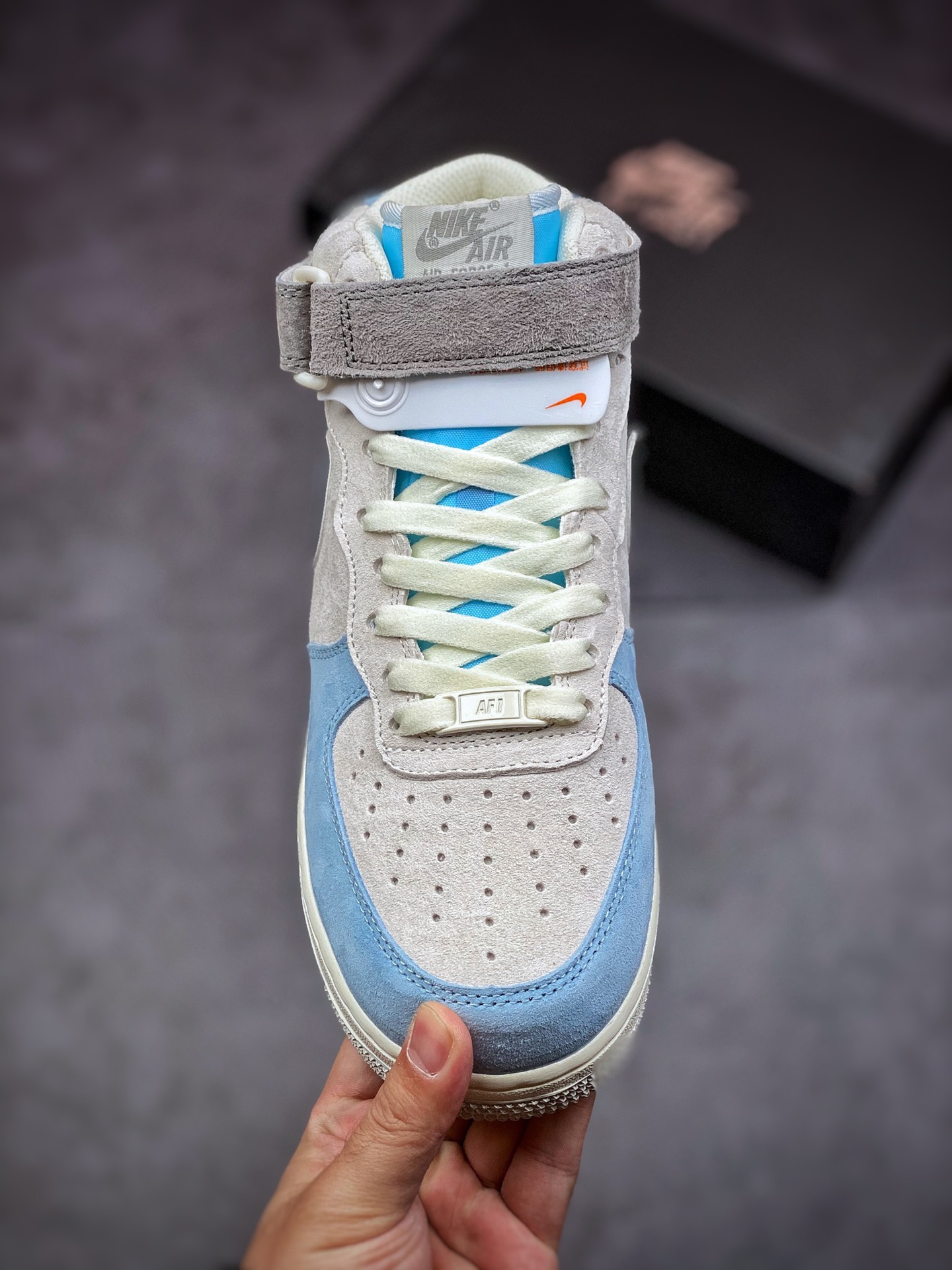 260 Nike Air Force 1 Mid 07 浅灰蓝 AL6896-559