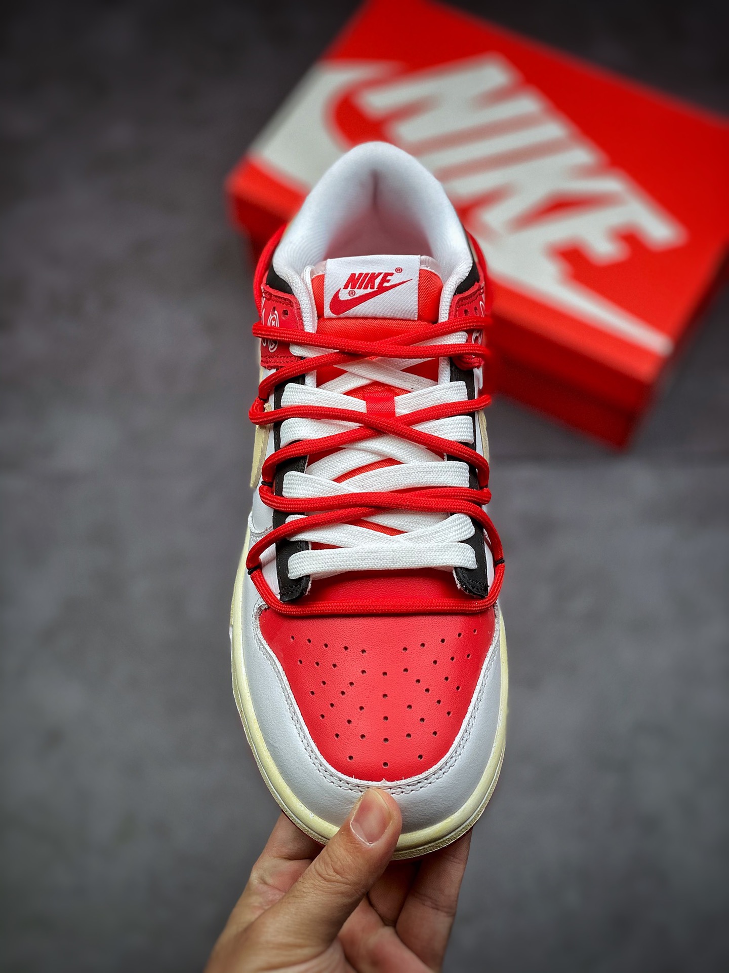 380 Nike Dunk Low Scrap”腰果花”Vibe 主题定制 DD1391-600