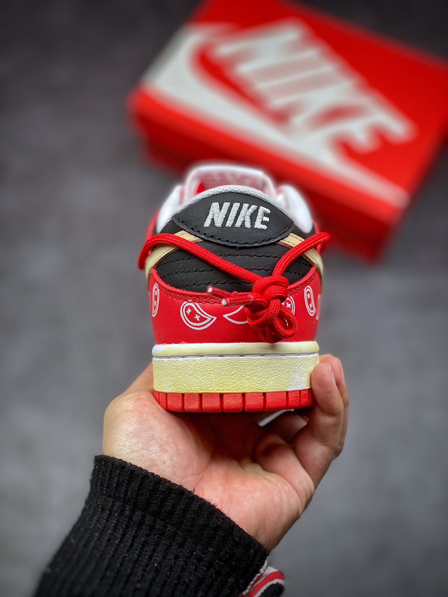 380 Nike Dunk Low Scrap”腰果花”Vibe 主题定制 DD1391-600