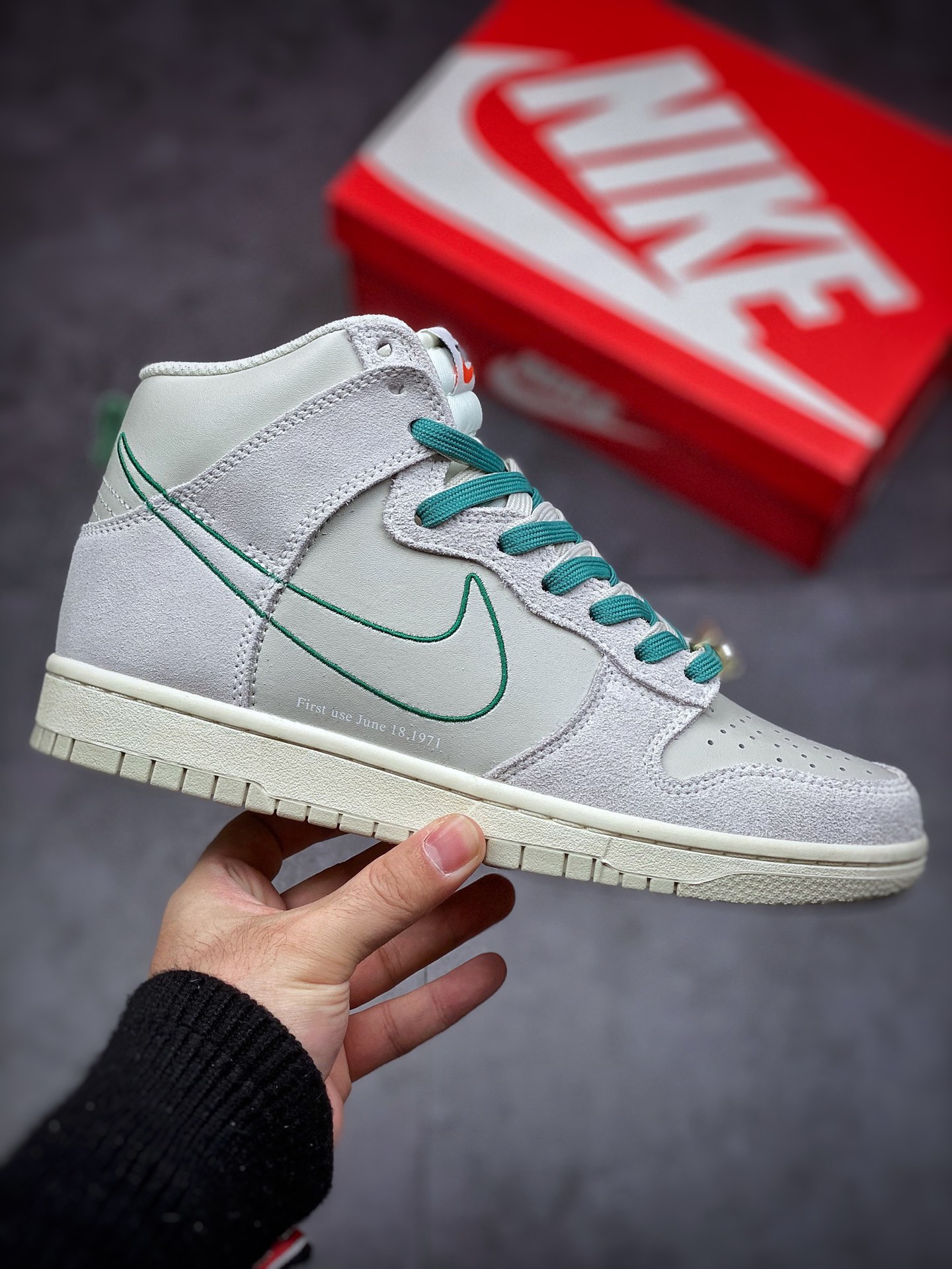 280 NIKE Dunk SB High “Invert Celtics” 白绿金扣 DD0733-001