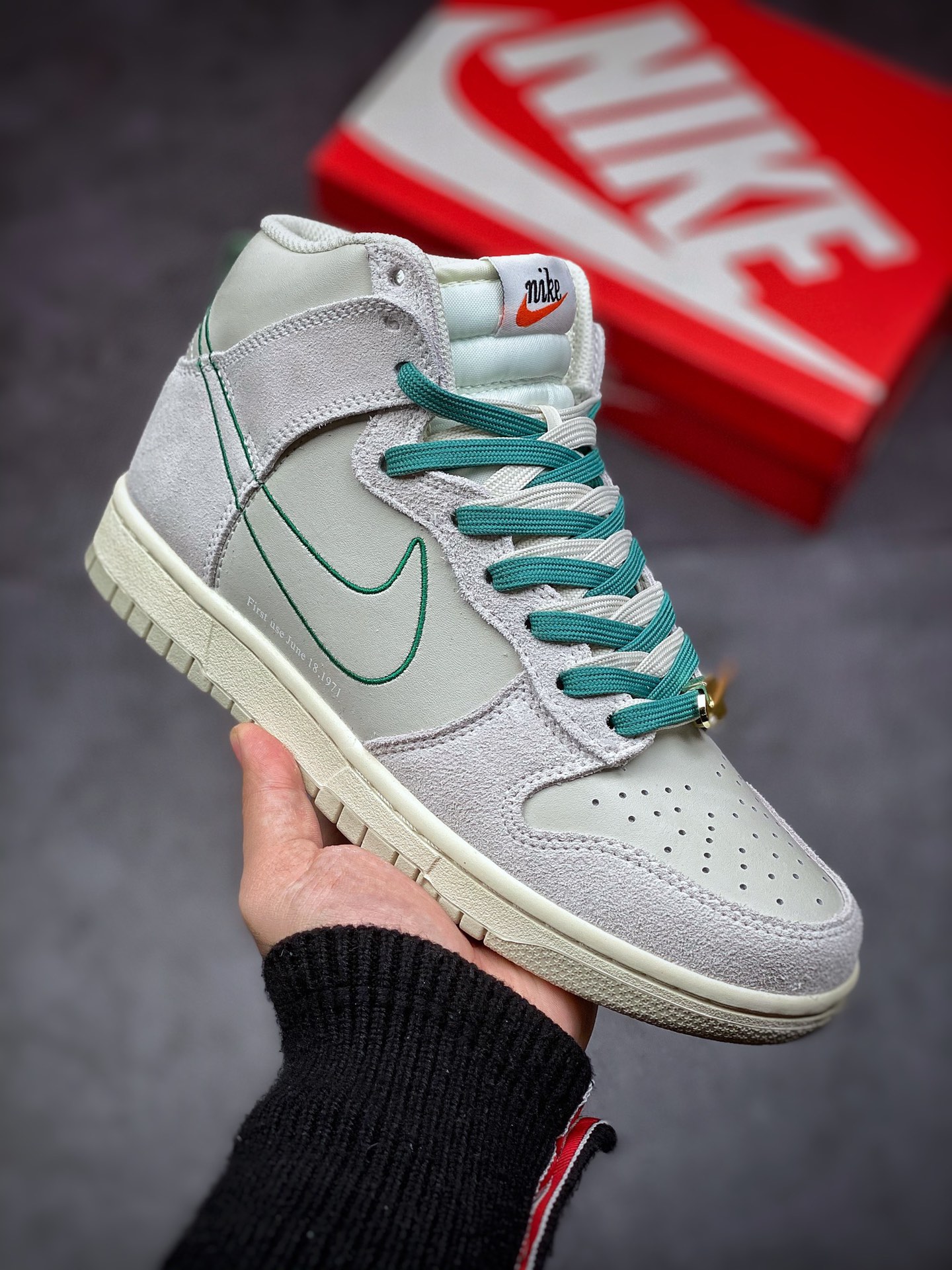 280 NIKE Dunk SB High “Invert Celtics” 白绿金扣 DD0733-001