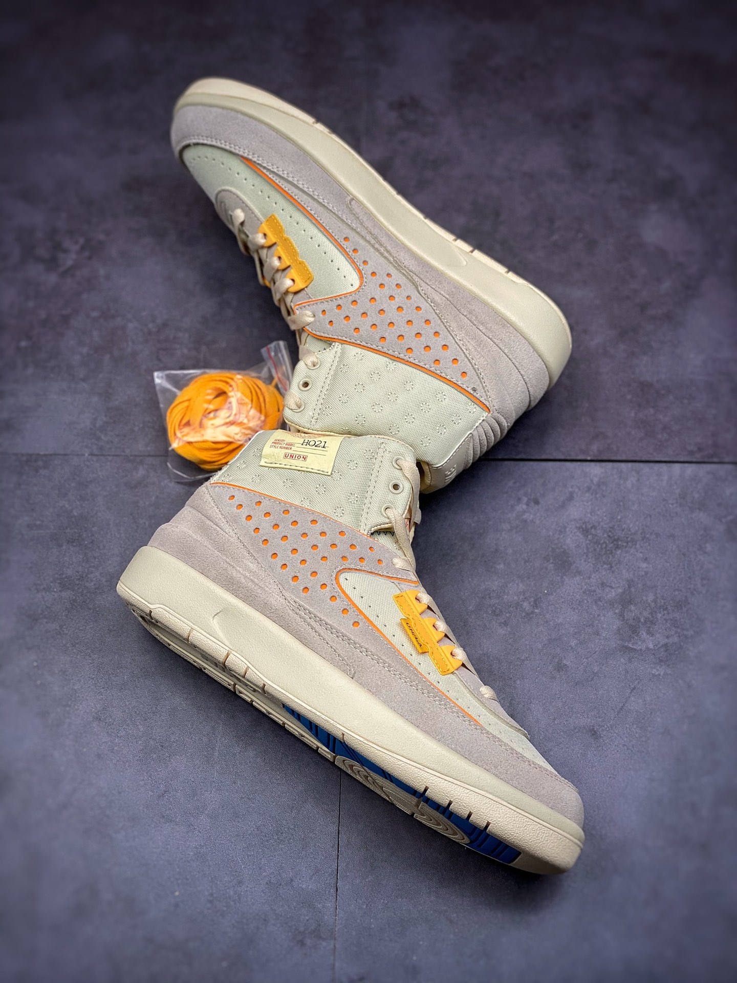 480 Union x Air Jordan 2 “Grey Fog” 联名米黄色 DN3802-200