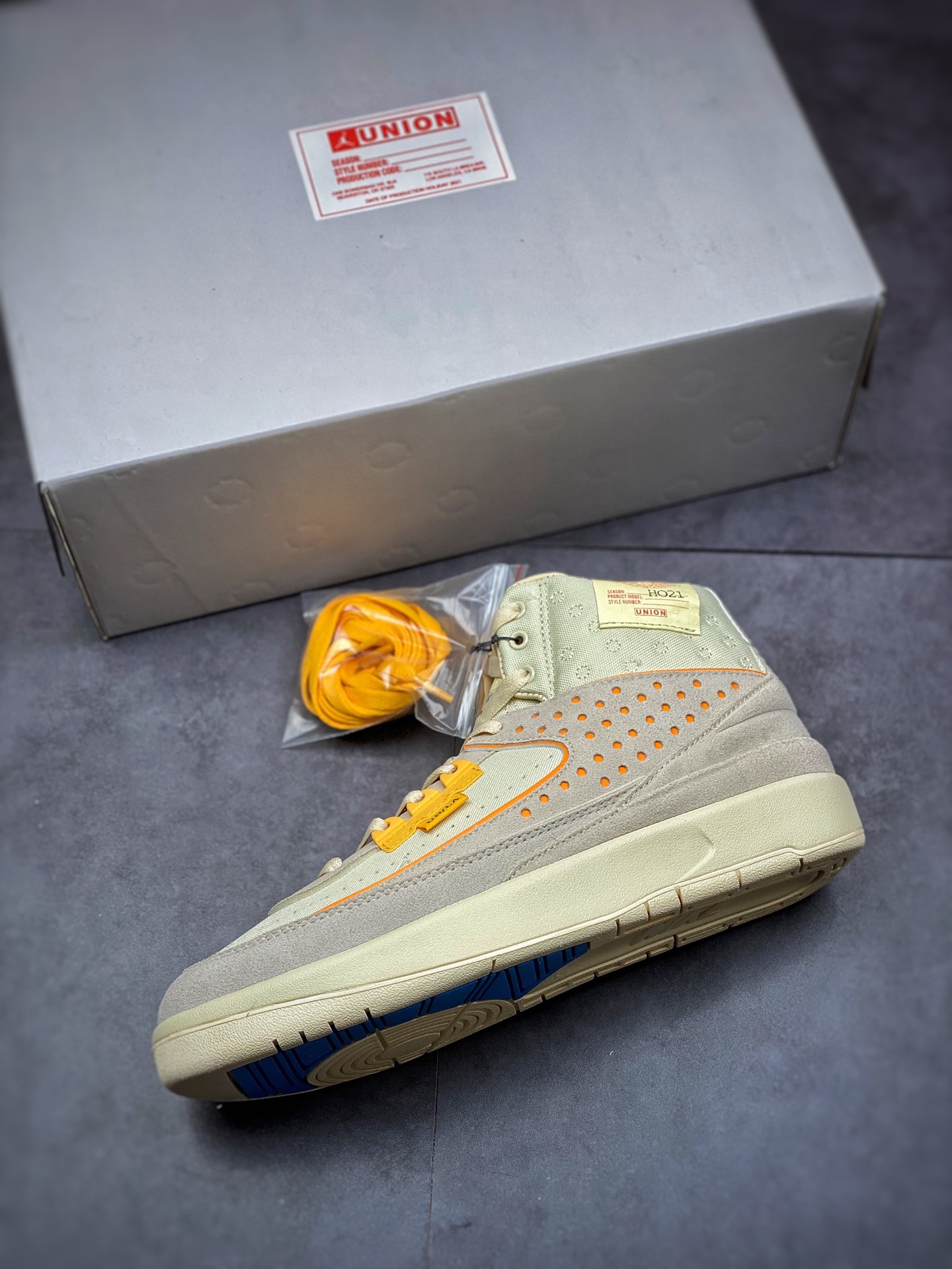 480 Union x Air Jordan 2 “Grey Fog” 联名米黄色 DN3802-200