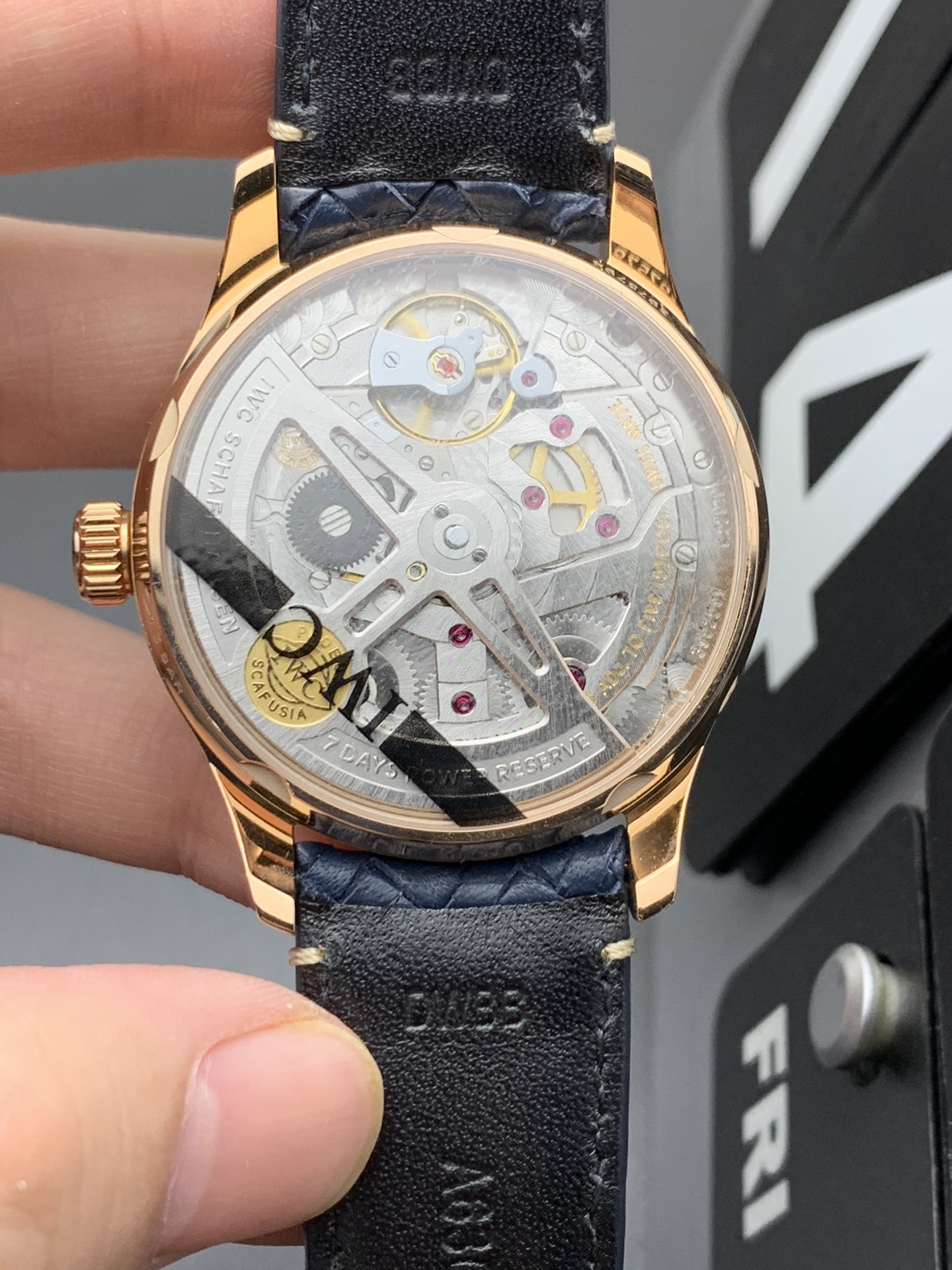 IWC AZ 蓝金葡七