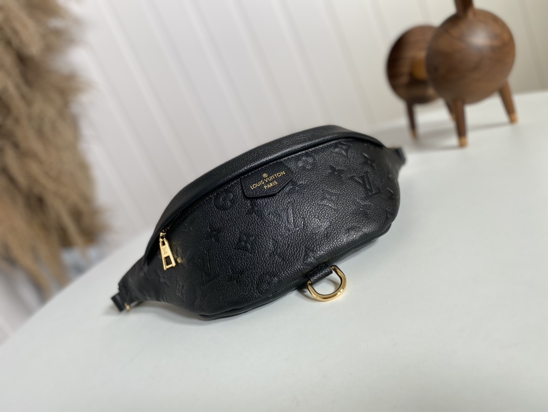 Louis Vuitton LV Bumbag Belt Bags & Fanny Packs Black Empreinte​ M44812