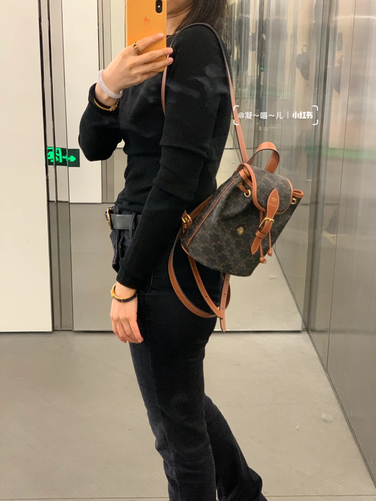 CELINE MINI BACKPACK FOLCO BAG 197662老花