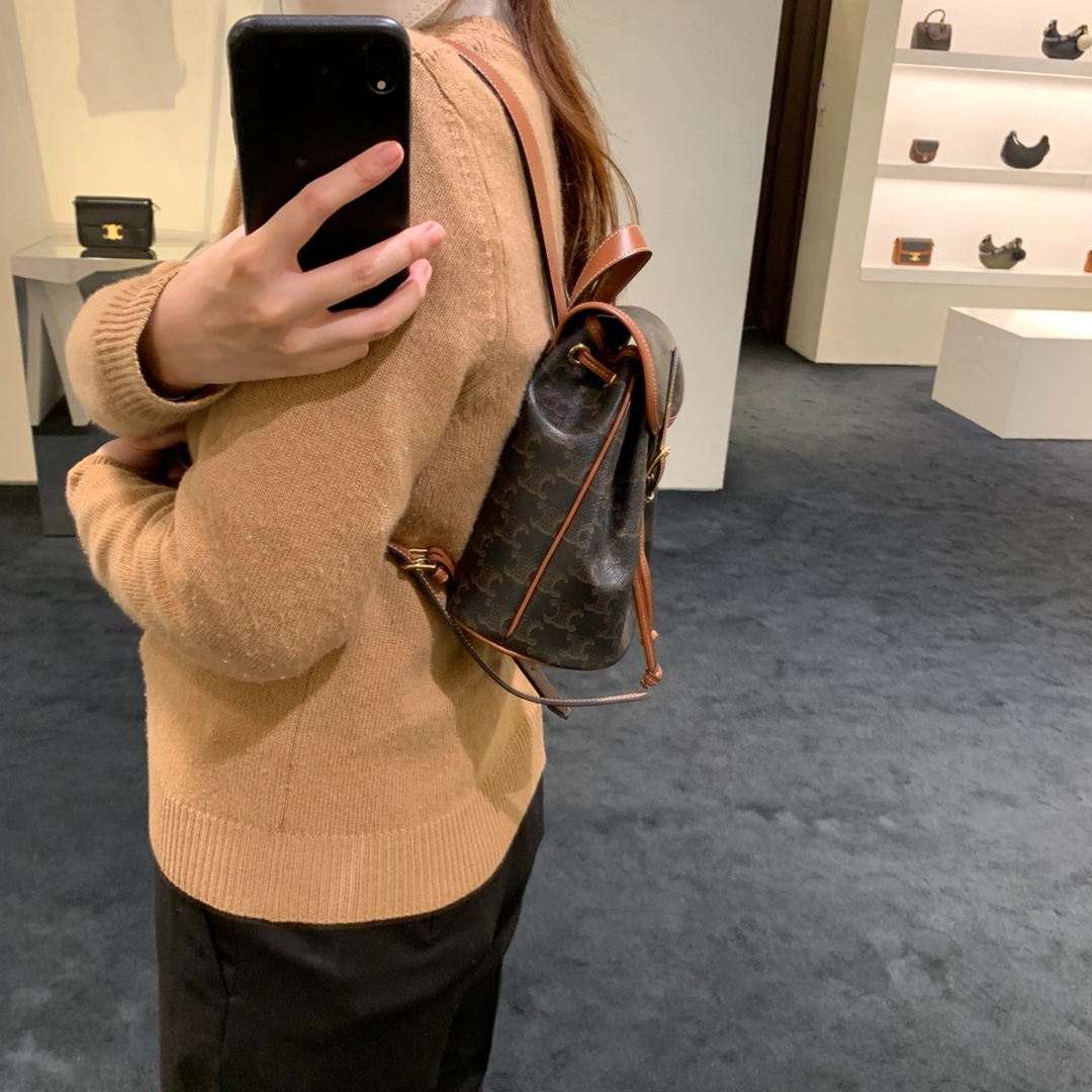 CELINE MINI BACKPACK FOLCO BAG 197662老花