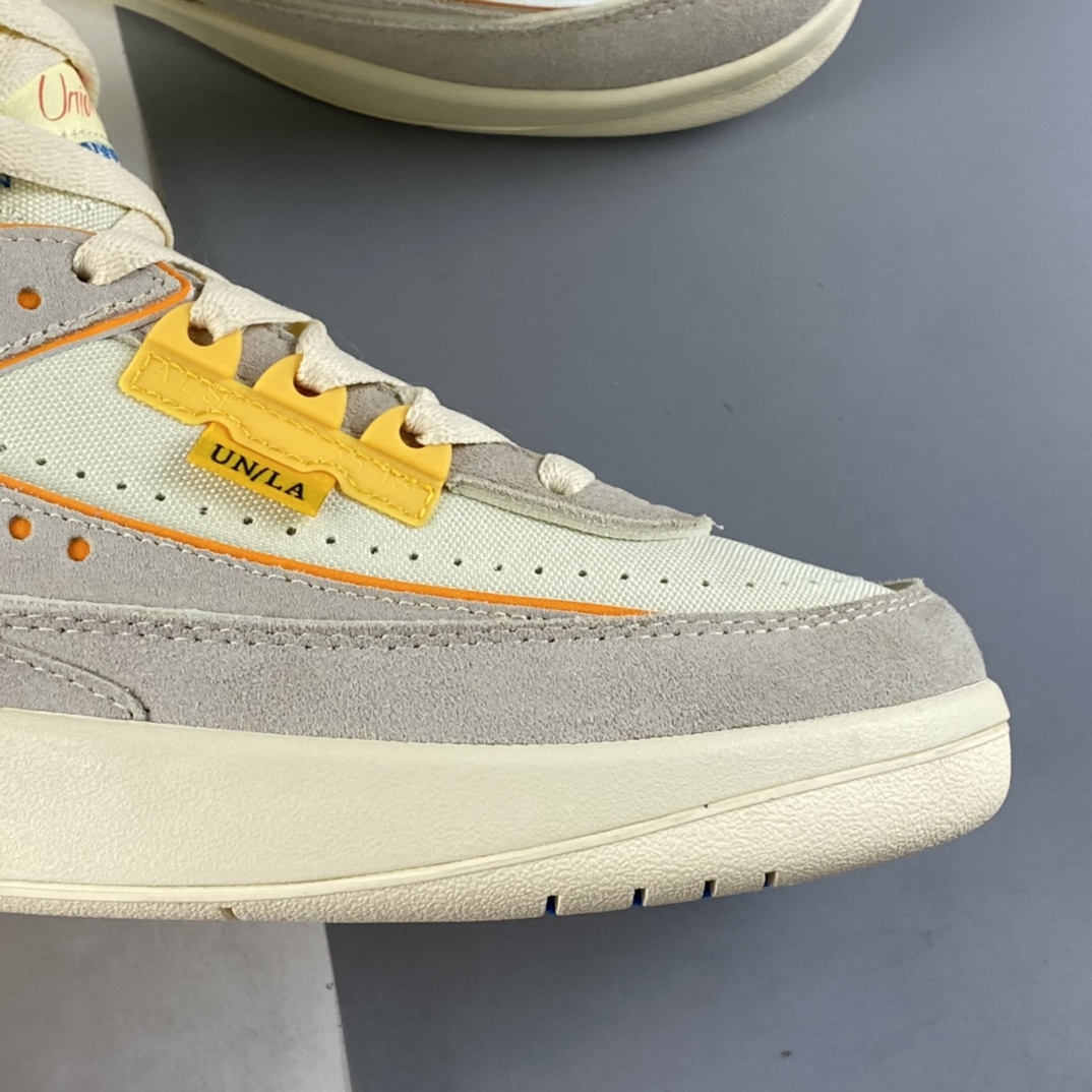 P480 洛杉矶知名店铺Union LA x NIKE Air Jordan 2 Retro SP”Grey Fog”篮球鞋 DN3802-200