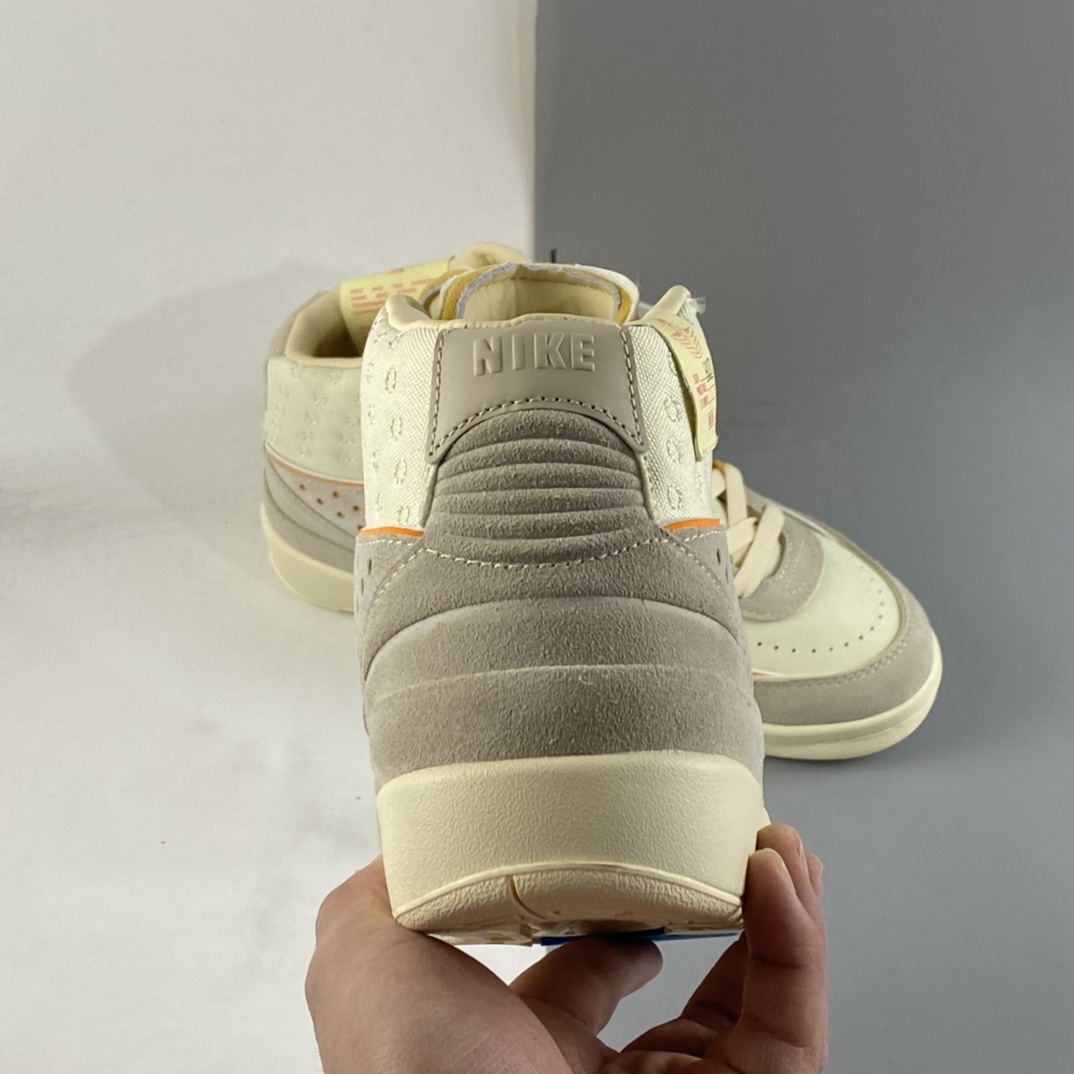 P480 洛杉矶知名店铺Union LA x NIKE Air Jordan 2 Retro SP”Grey Fog”篮球鞋 DN3802-200