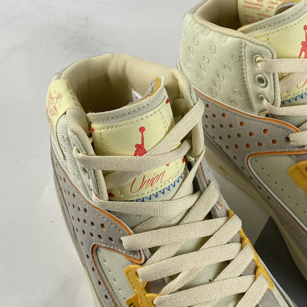 P480 洛杉矶知名店铺Union LA x NIKE Air Jordan 2 Retro SP”Grey Fog”篮球鞋 DN3802-200