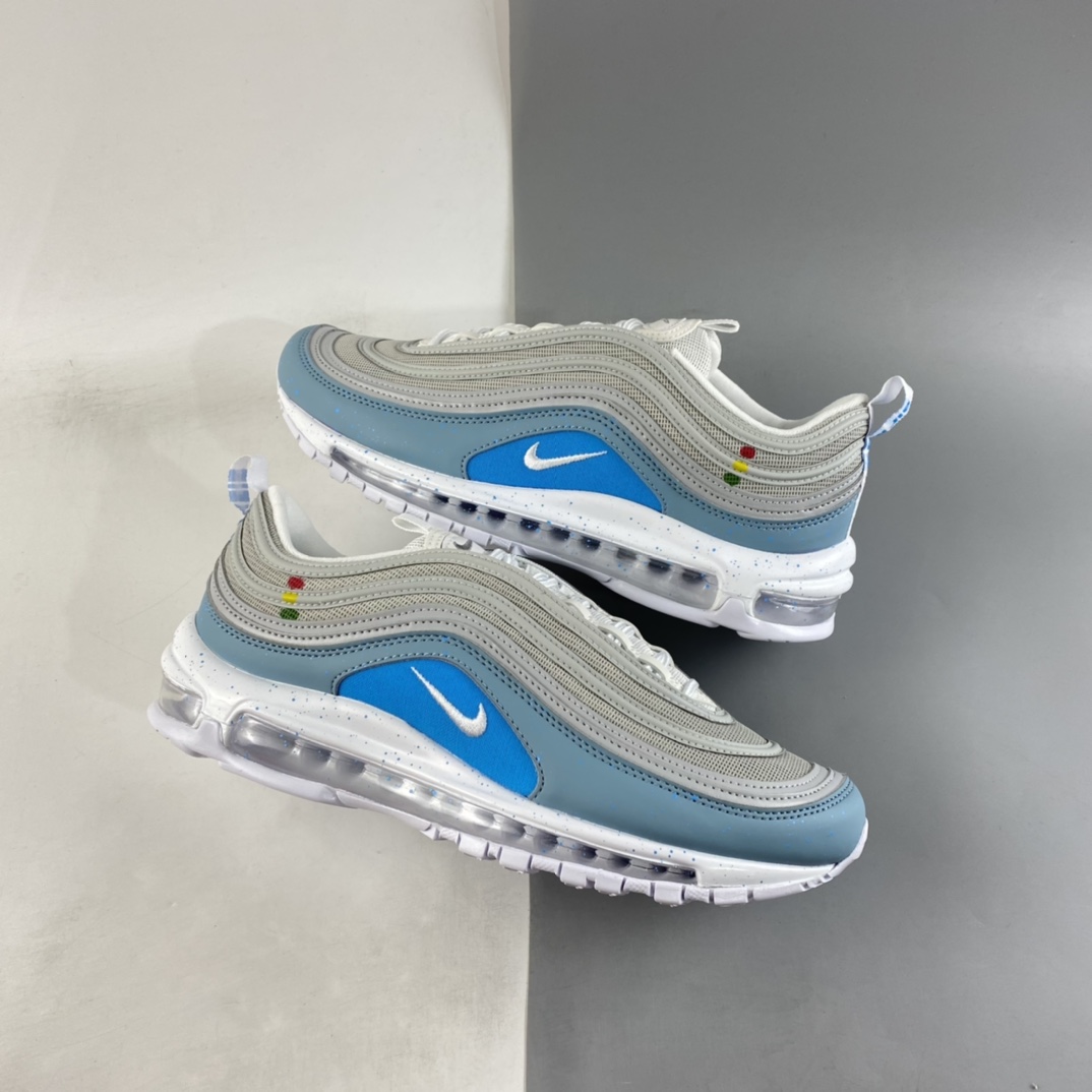 P240 NIKE Air Max 97 时尚休闲弹头气垫跑鞋 921826-101