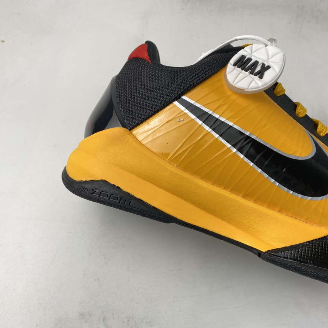 P300 NIKE Zoom Kobe ZK5 ”Bruce Lee”科比5代复刻实战运动低帮文化篮球鞋“李小龙黄黑红”CD4991-700