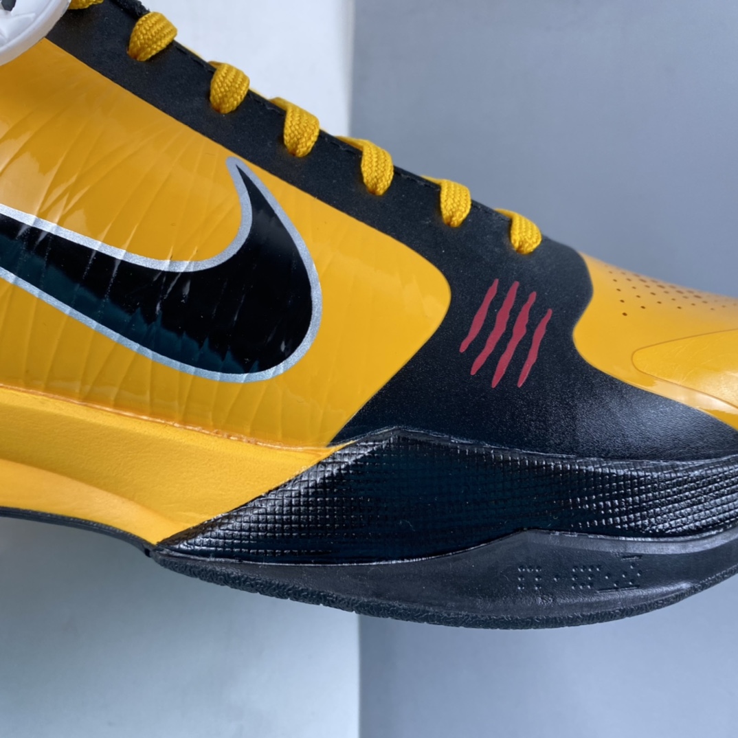 P300 NIKE Zoom Kobe ZK5 ”Bruce Lee”科比5代复刻实战运动低帮文化篮球鞋“李小龙黄黑红”CD4991-700