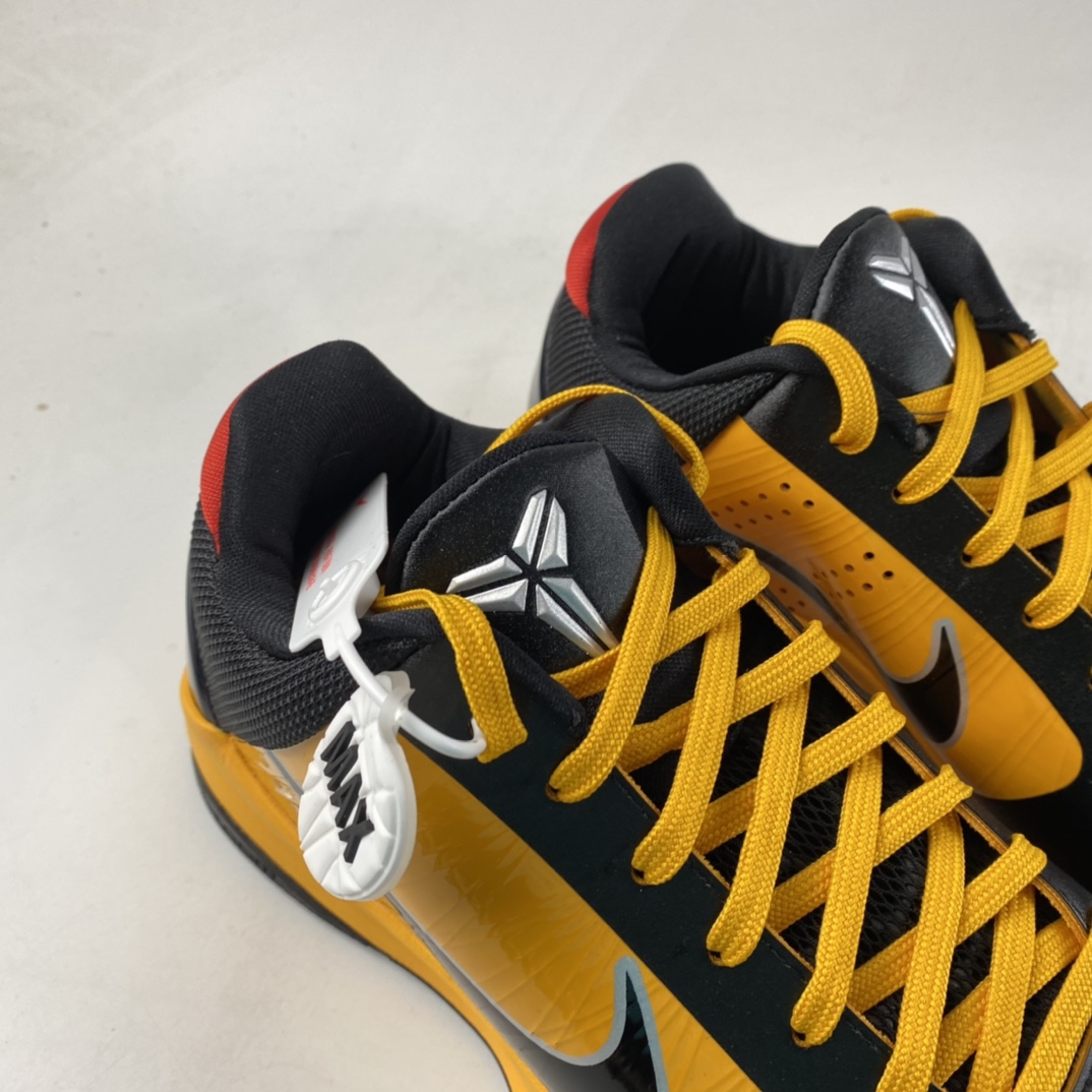 P300 NIKE Zoom Kobe ZK5 ”Bruce Lee”科比5代复刻实战运动低帮文化篮球鞋“李小龙黄黑红”CD4991-700