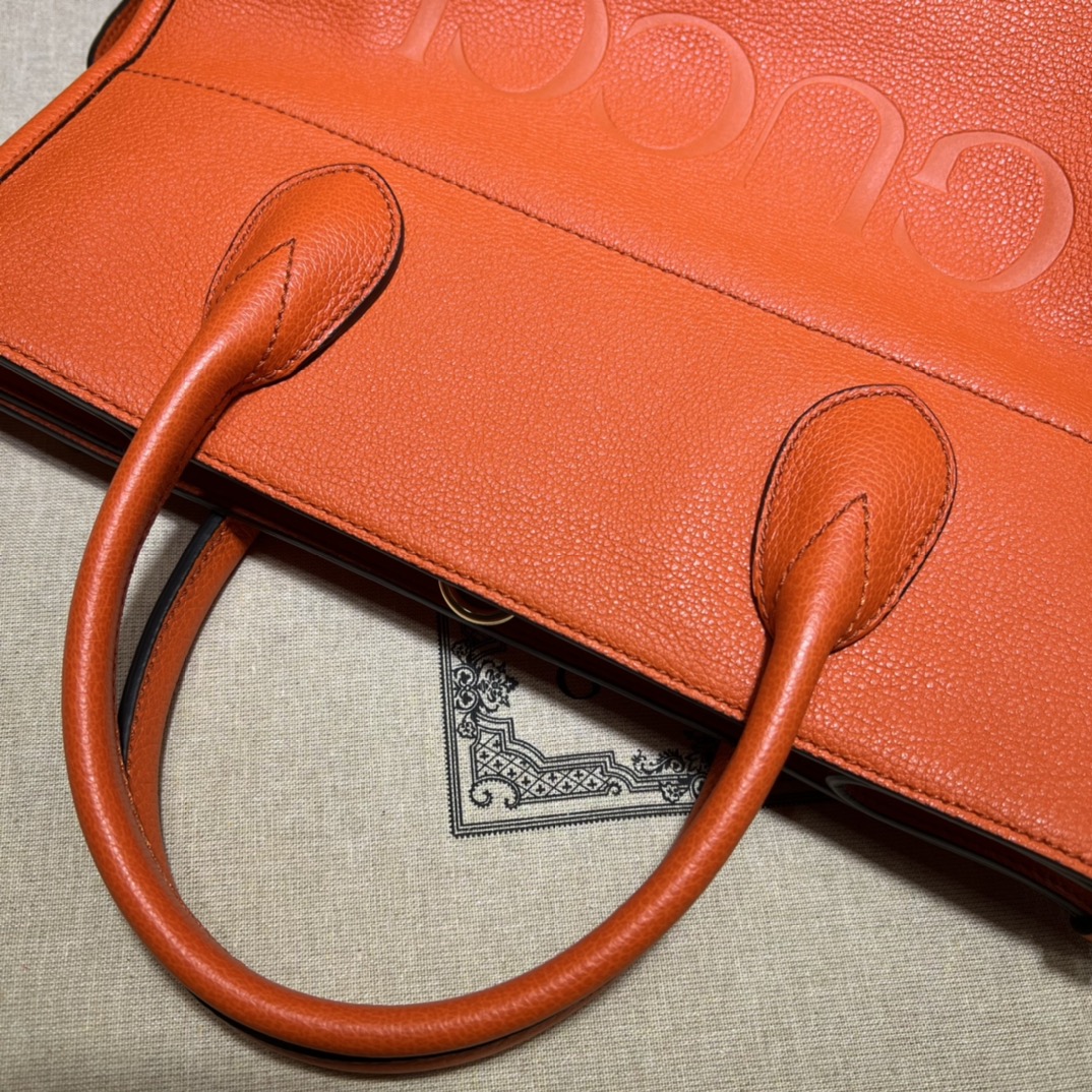 GUCCI古驰饰GUCCI标识小号托特包674822