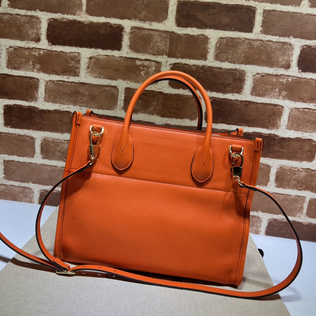 GUCCI古驰饰GUCCI标识小号托特包674822