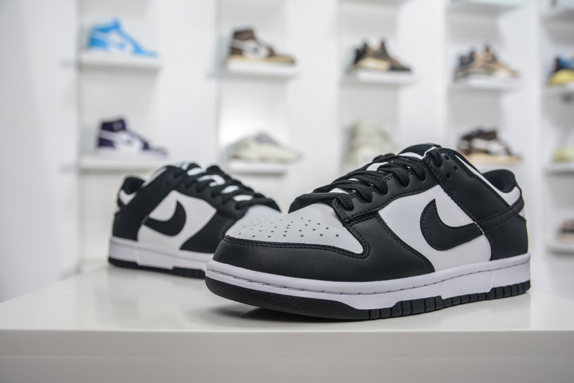 全新ST版纯原熊猫Nikesbdunklow“white/black”黑白熊猫奥利奥升级原厂皮料全新购入