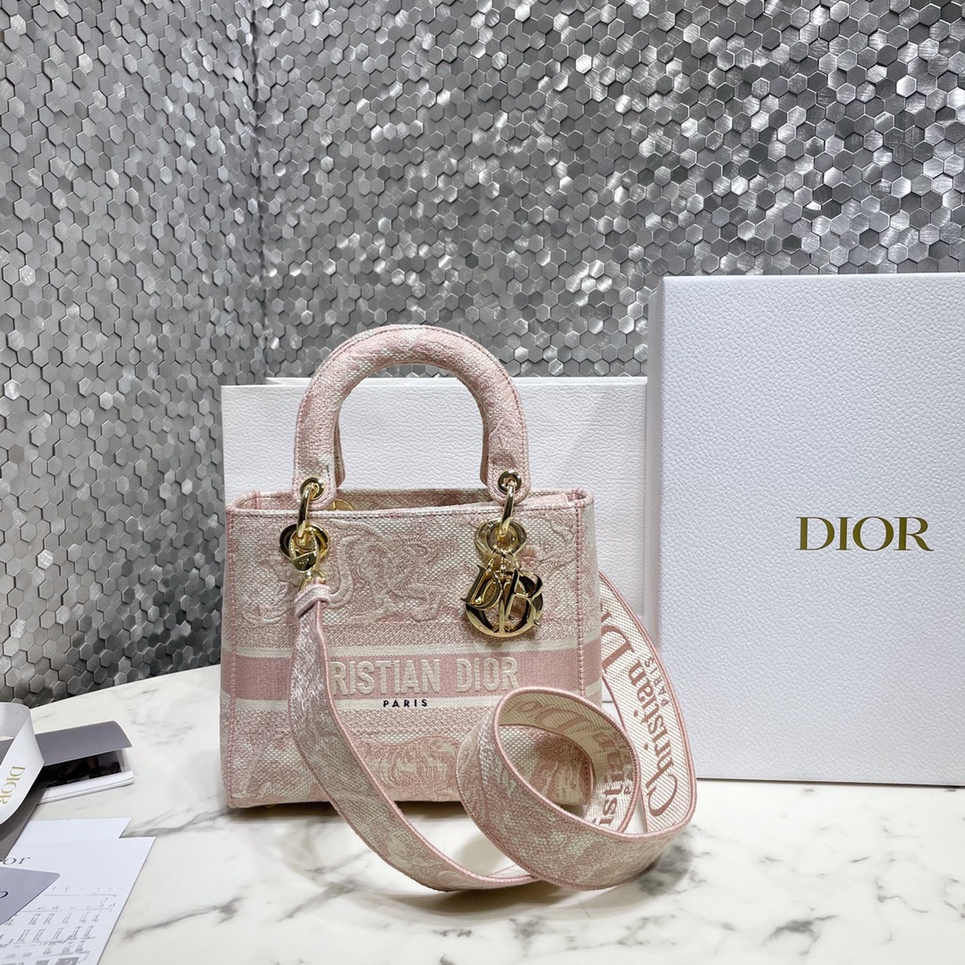 Dior Knockoff
 Bags Handbags Gold Embroidery Lady