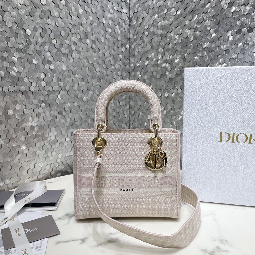 Dior Bags Handbags Gold Embroidery Lady