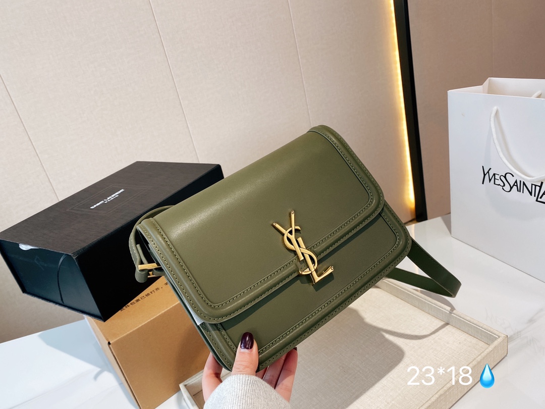 Saint Laurent 圣罗兰 YSL  豆腐包 2020 IT BAG_必火爆款，  Saint Laurent 圣罗兰 YSL  Solferino 手感及皮面的柔韧度都非常好 全新设计的“L”字母上下对半开扣 尺寸 23*18cm 折叠礼盒
