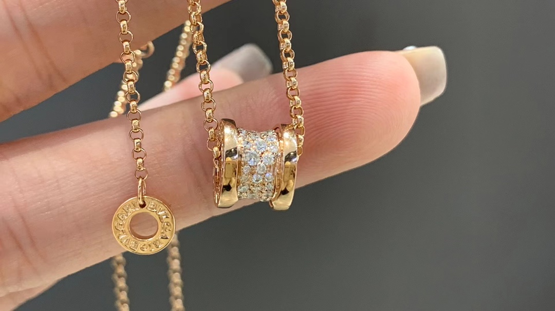 Bvlgari 宝格丽 满钻小蛮腰项链