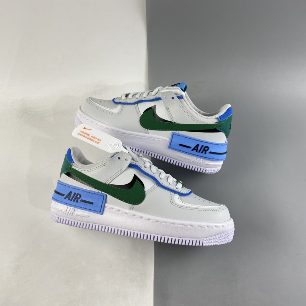 P200 NIKE Air Force 1 Shadow 空军一号轻量增高低帮百搭板鞋 CI0919-004