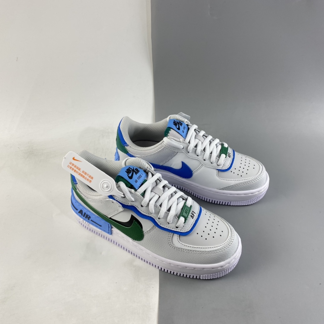 P200 NIKE Air Force 1 Shadow 空军一号轻量增高低帮百搭板鞋 CI0919-004