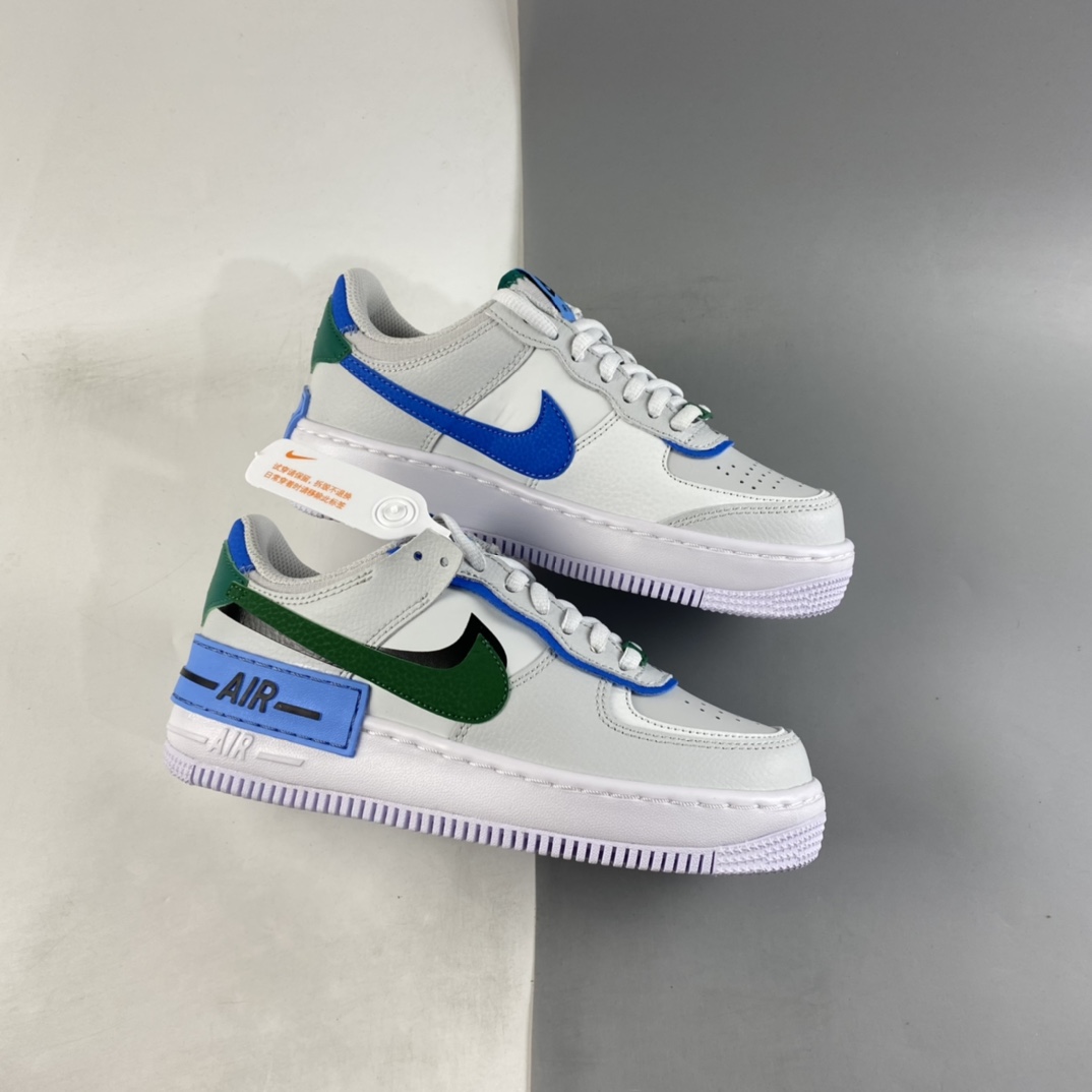 P200 NIKE Air Force 1 Shadow 空军一号轻量增高低帮百搭板鞋 CI0919-004