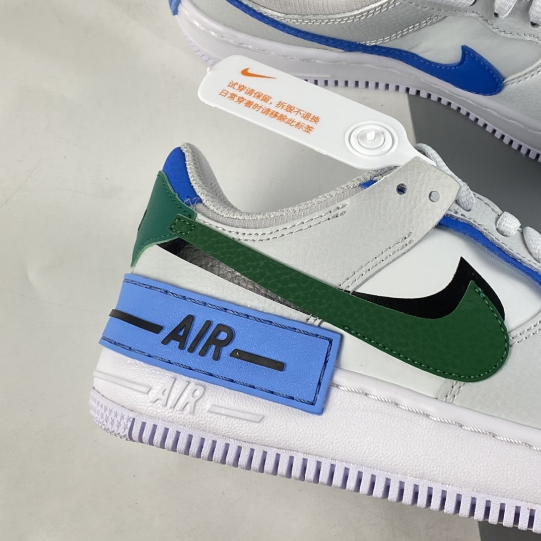 P200 NIKE Air Force 1 Shadow 空军一号轻量增高低帮百搭板鞋 CI0919-004