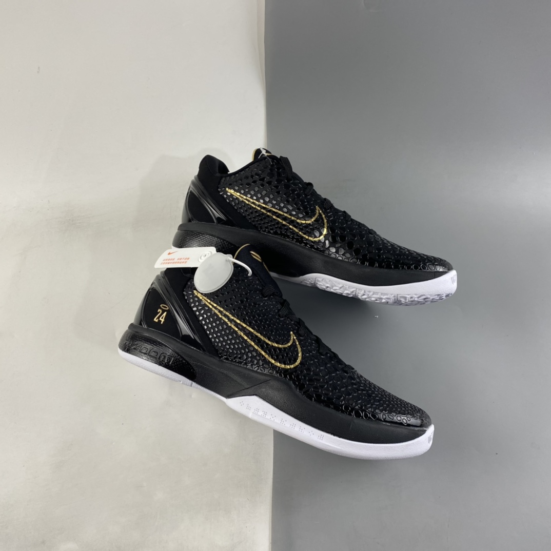 P320 NIKE Kobe VI Protro 6 科比6代 ”黑金天使” 男子实战篮球鞋 KB0824-127