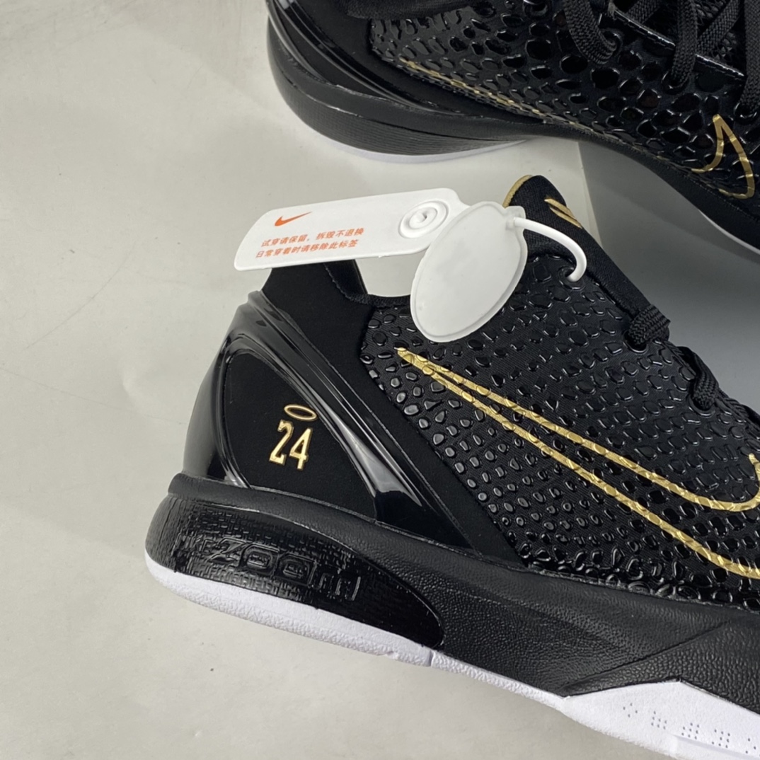 P320 NIKE Kobe VI Protro 6 科比6代 ”黑金天使” 男子实战篮球鞋 KB0824-127