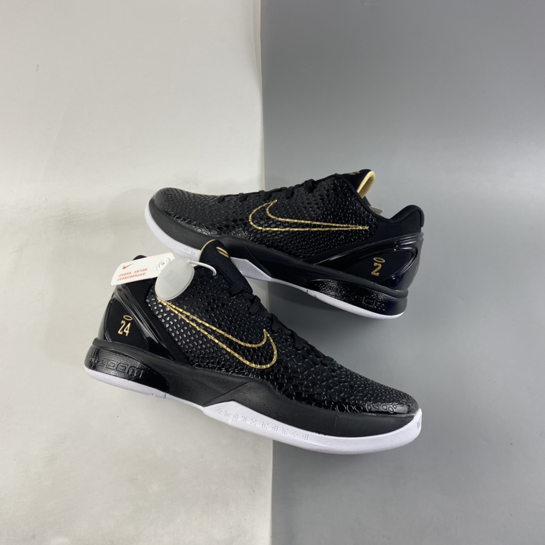 P320 NIKE Kobe VI Protro 6 科比6代 ”黑金天使” 男子实战篮球鞋 KB0824-127