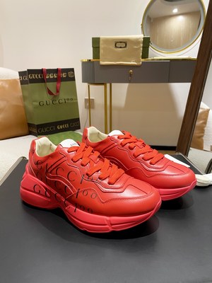 Gucci Best Shoes Sneakers Unisex Cowhide Sheepskin Silk TPU Fashion P82884828820
