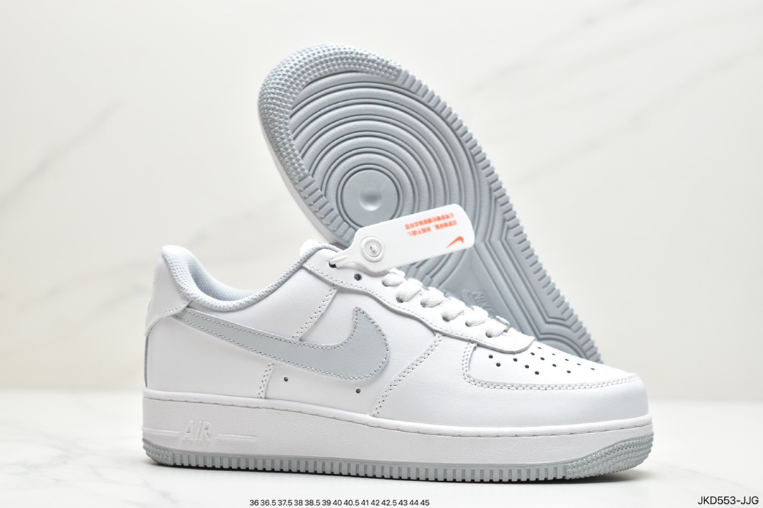 160 公司级耐克Air Force 1 Low“White Black”白黑原楦头原纸板 DC8873-101