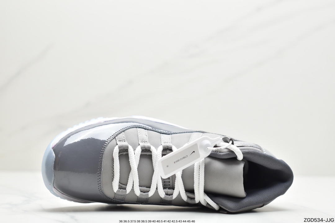 290 Air Jordan 11 Low”Cool Grey”耐克Air Jordan 11 High”Cool Grey”AJ11代篮球鞋“酷灰”CT8012-005