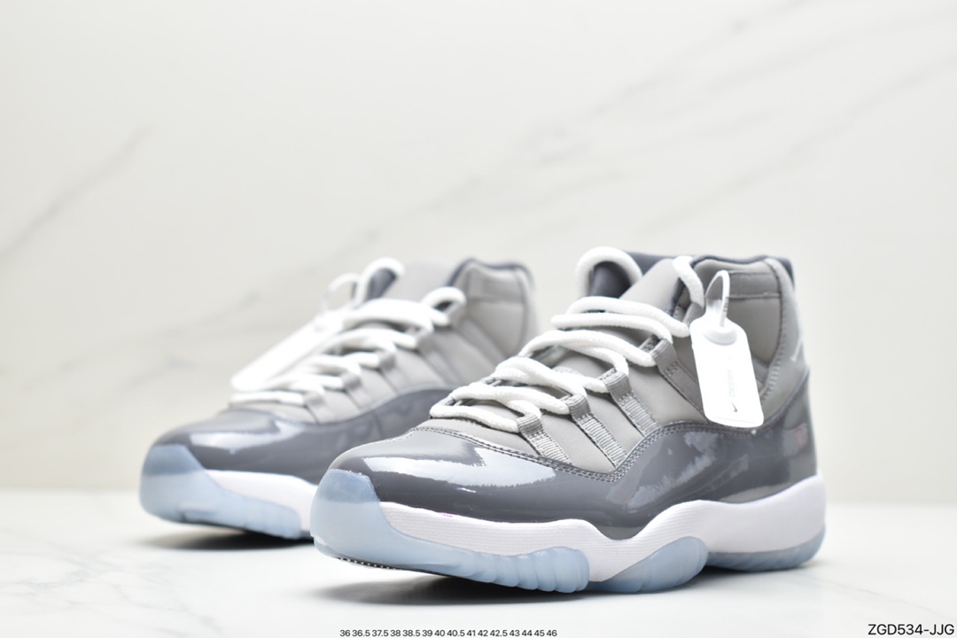 290 Air Jordan 11 Low”Cool Grey”耐克Air Jordan 11 High”Cool Grey”AJ11代篮球鞋“酷灰”CT8012-005