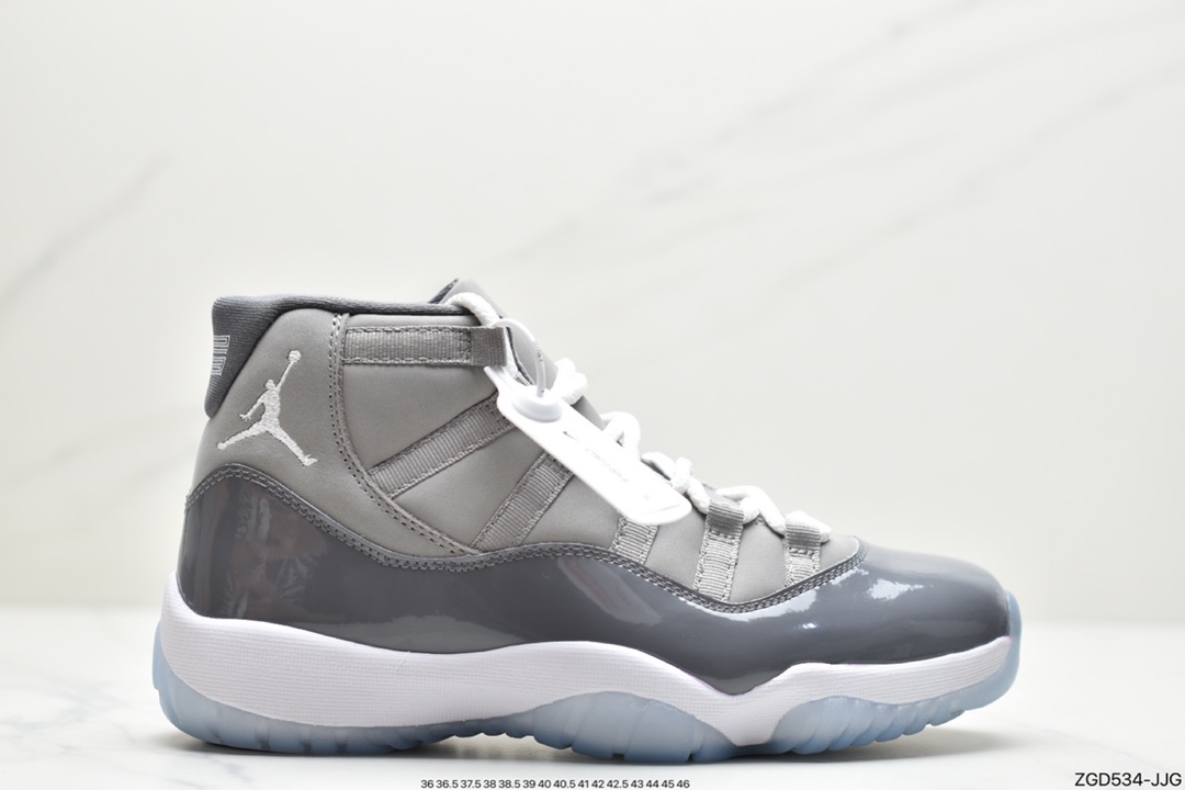 290 Air Jordan 11 Low”Cool Grey”耐克Air Jordan 11 High”Cool Grey”AJ11代篮球鞋“酷灰”CT8012-005