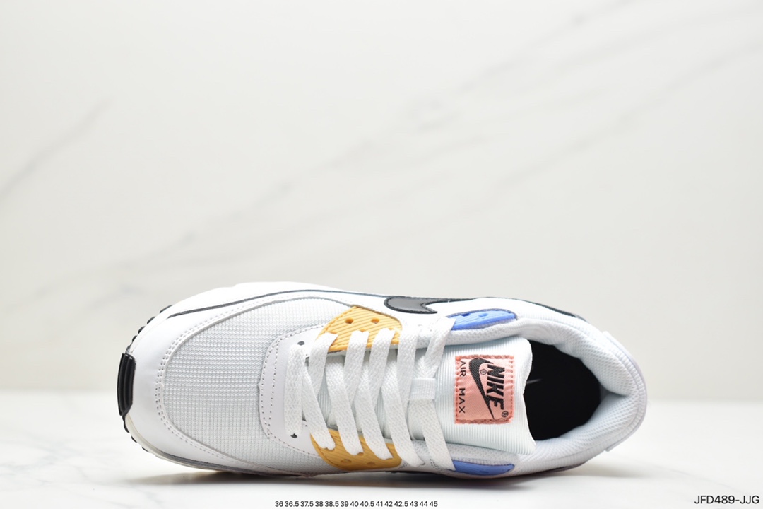 170 公司级耐克Mens Shoes Nik/e Air Max 90 经典复古气垫百搭休闲运动慢跑鞋CZ3950-100