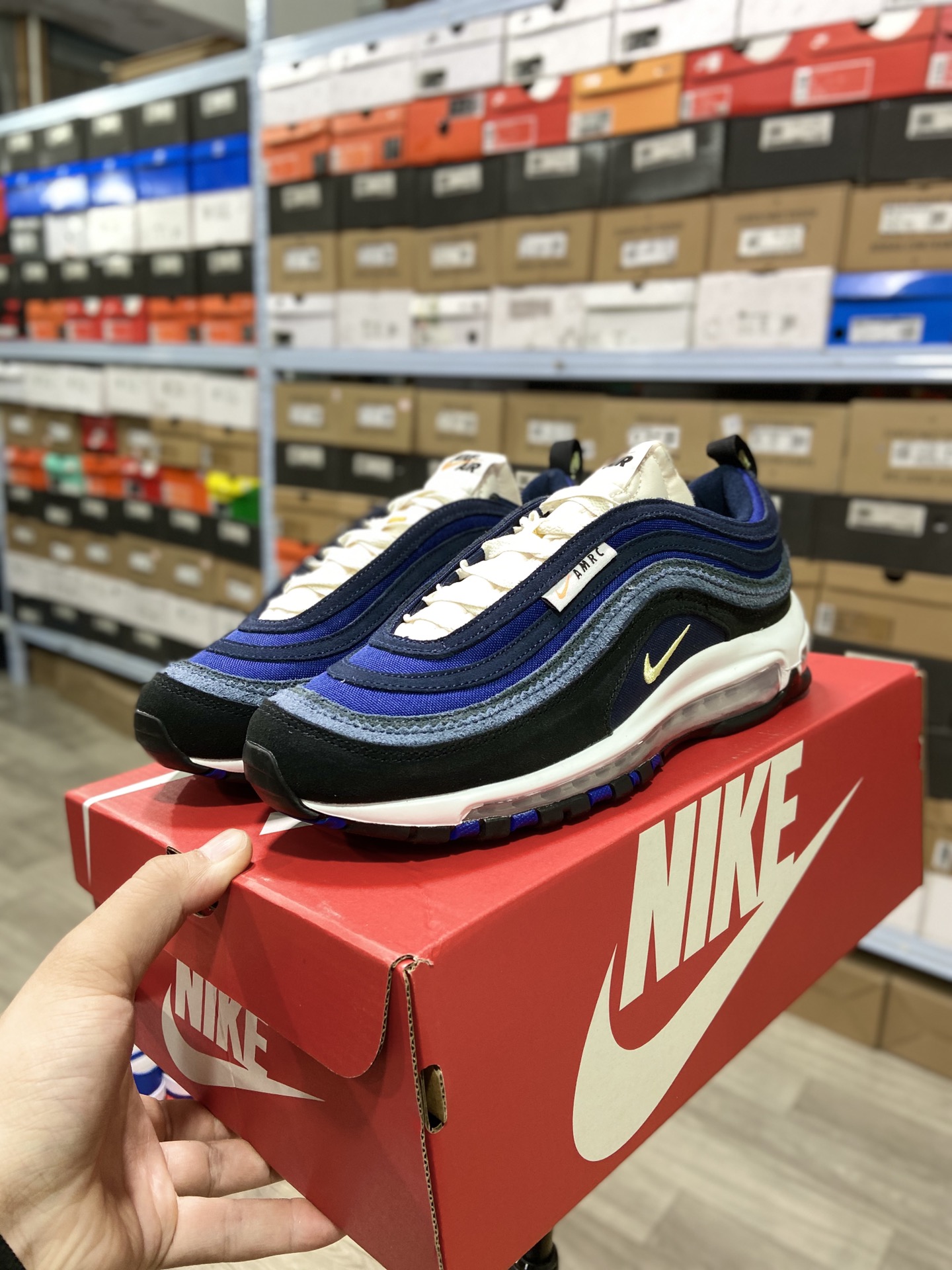 220 耐克Nike Wmns Air Max 97 复古气垫百搭休闲运动慢跑鞋DH1085-001