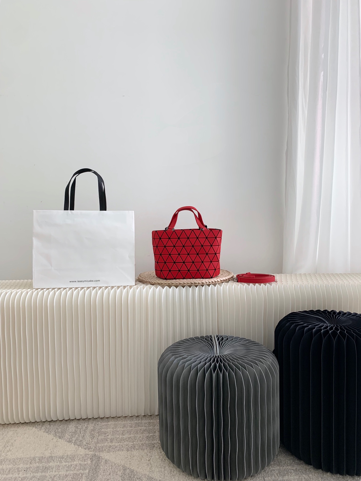 Isseymiyake三宅一生ORYSTAL系列手提单肩包mini 水晶包