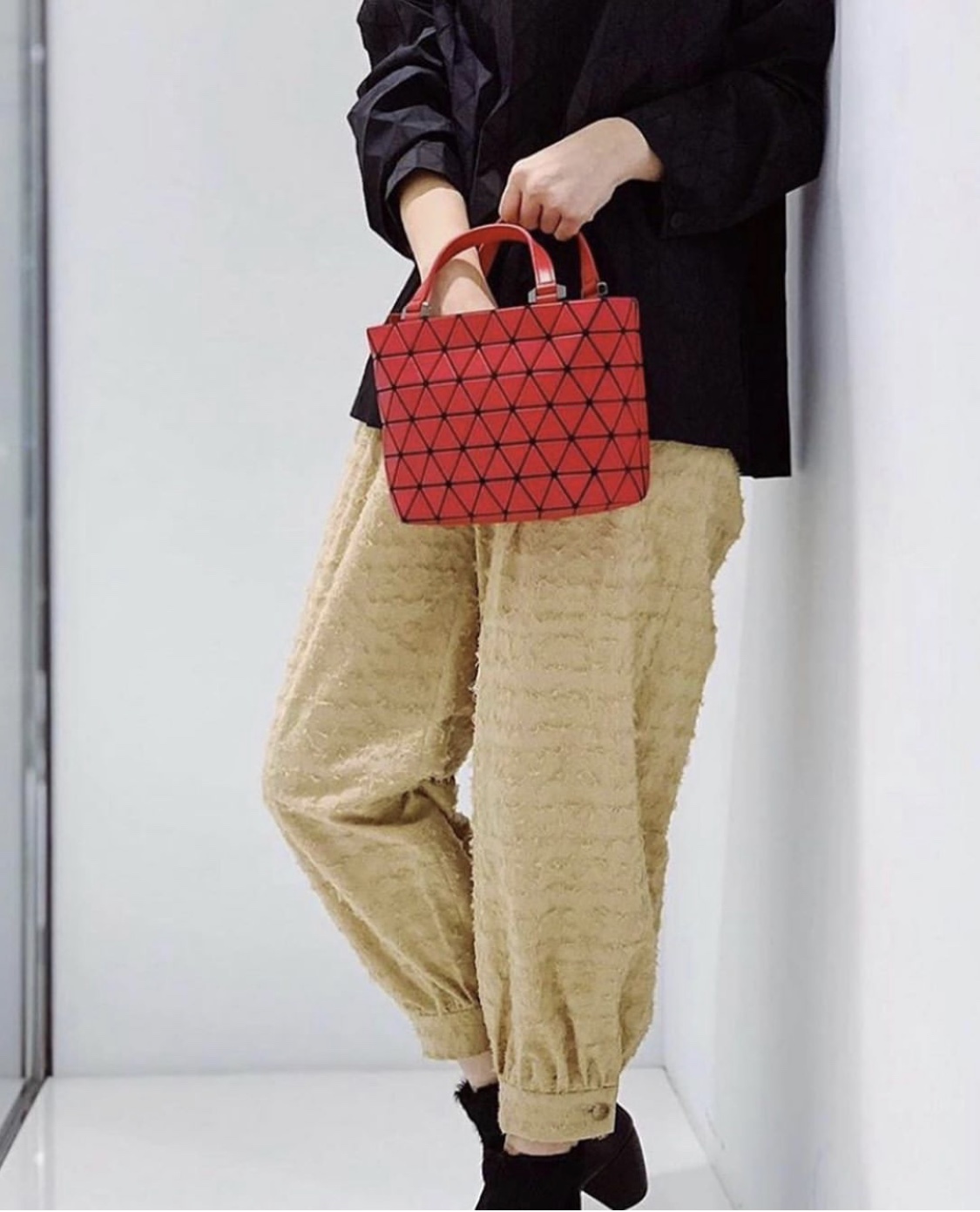 Isseymiyake三宅一生ORYSTAL系列手提单肩包mini 水晶包