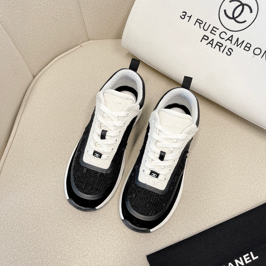 CHANEL スニーカー カジュアルシューズ 公式サイト同時発売 カジュアルスポーツスタイル ベロアカーフ