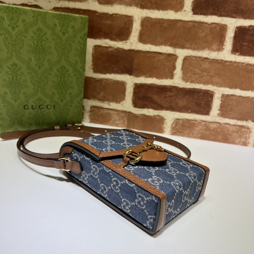 GUCCI古驰马衔扣1955系列迷你手袋625615