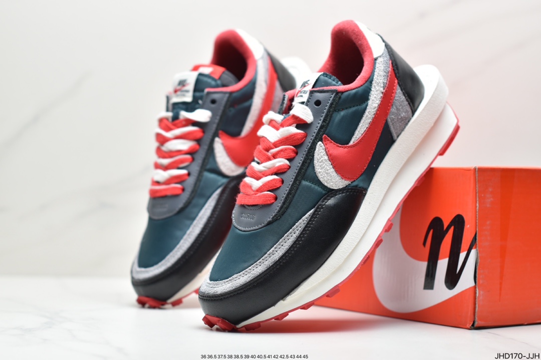190 公司级Undercover x Sacai × NIKE LDWaffle 三方联名走秀款解构DJ4877-600