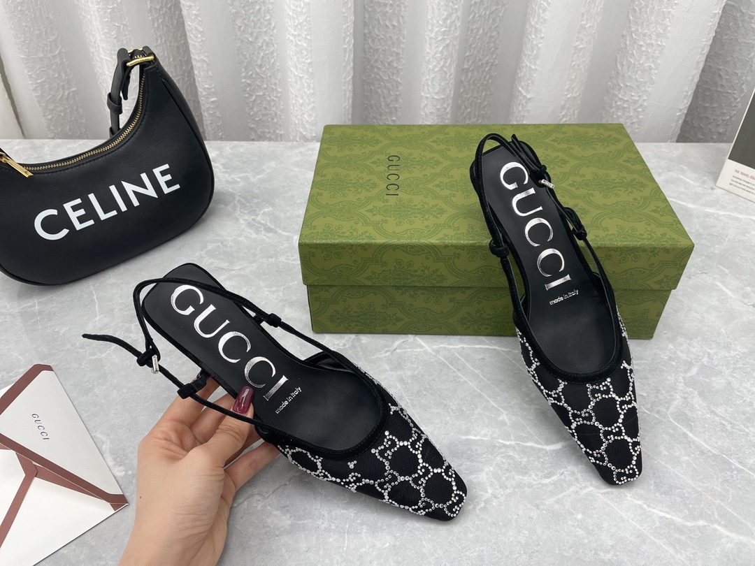 “Newest GuCC*I2022ss Sandals: Stylish Imported Design with Custom Features” - 图片 4