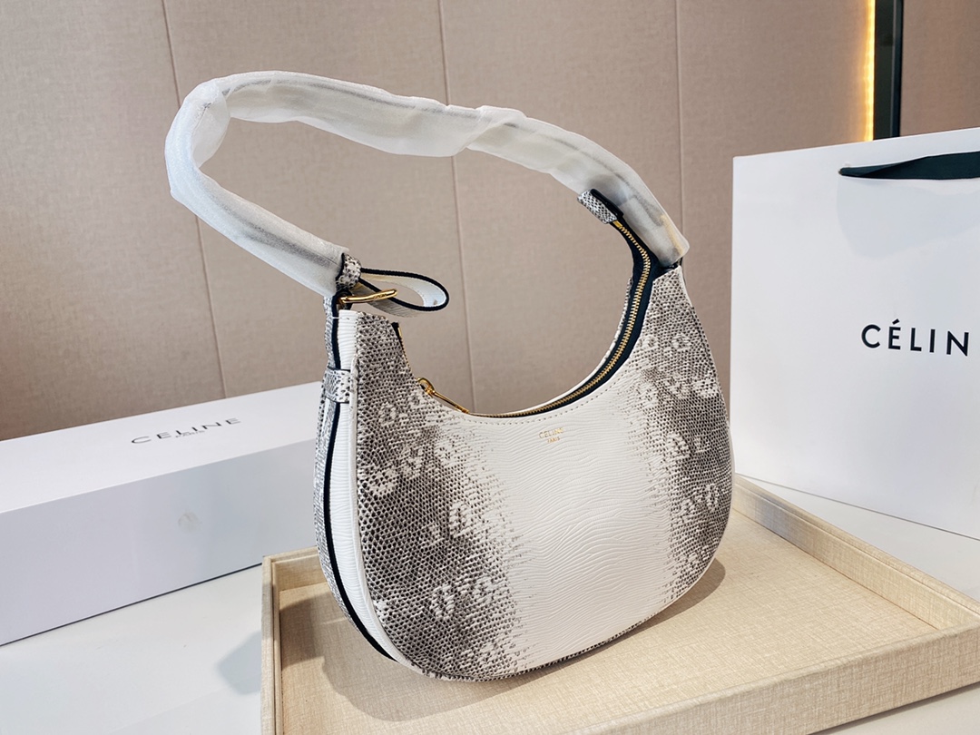 塞林 Celine 赛琳  蛇纹系列 腋下包24*18