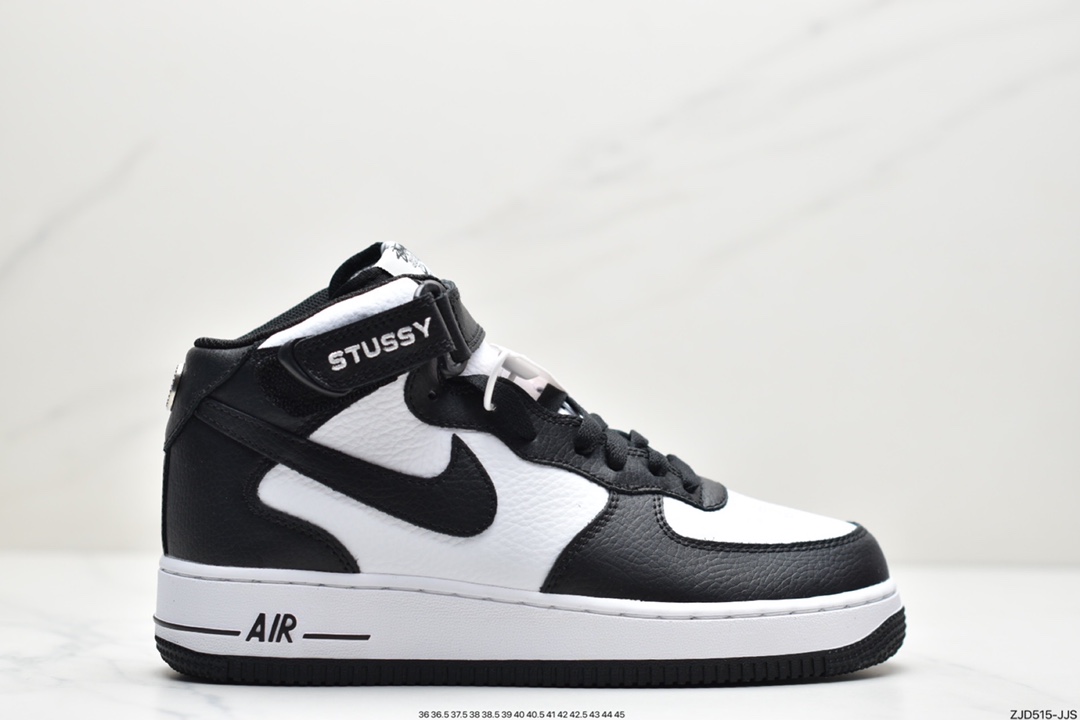 240 公司级耐克Nike Air Force 1 MID 中邦白黄原楦头原纸板 DH7451-101