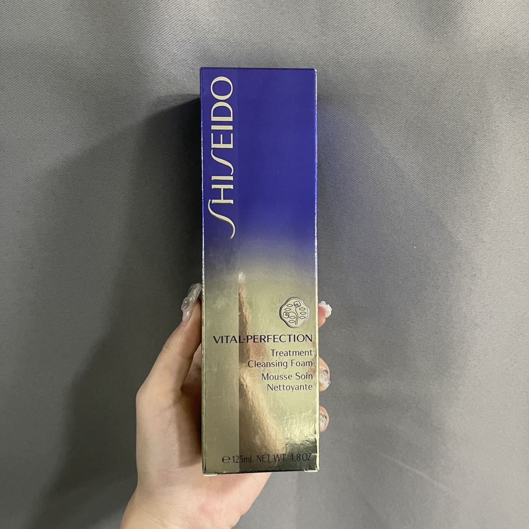18! Precio ajustado! Limpiador facial Shiseido Vital Perfection 125ml🔜Foto real📸En stock❗️Limpiador facial Shiseido V…