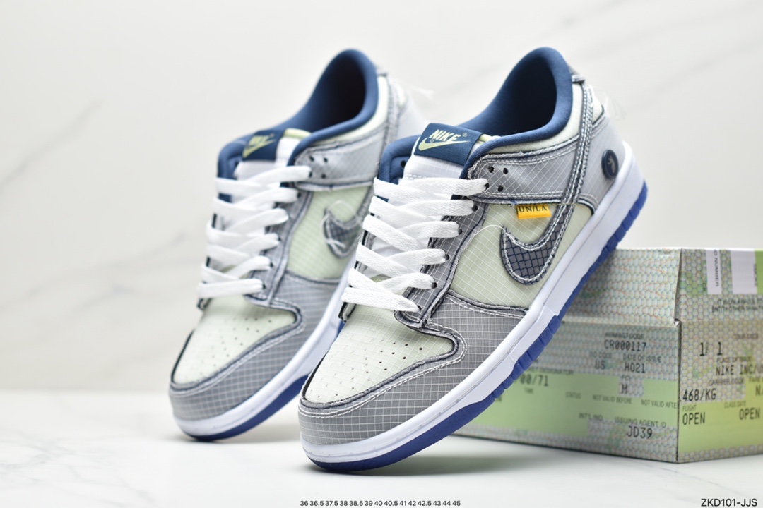 270 公司级 Union LA x Nike Dunk Low 耐克 SB 低帮 联名灰绿色 DJ9649-401